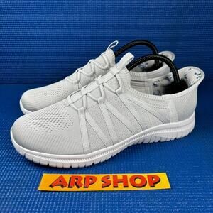 🔴 SKECHERS SLIP-INS VIRTUE - GLOW Women`s Size 9.5 Grey Shoes 104448W